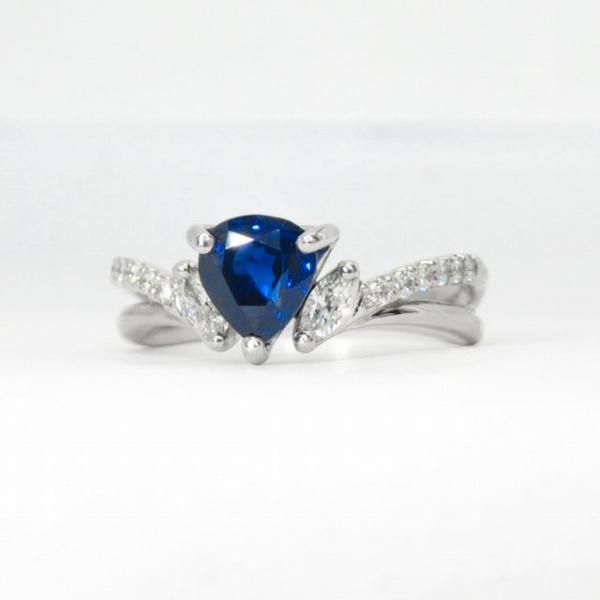ロイヤルブルーカラーサファイア ダイヤモンドリング SA 1.03ct ロイヤルブルーカラーサファイア ダイヤモンドリング SA 1.03ct