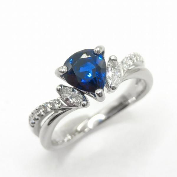 ֥롼ե ɥ SA 1.03ct D 0.21ct Pt950 GIA̽