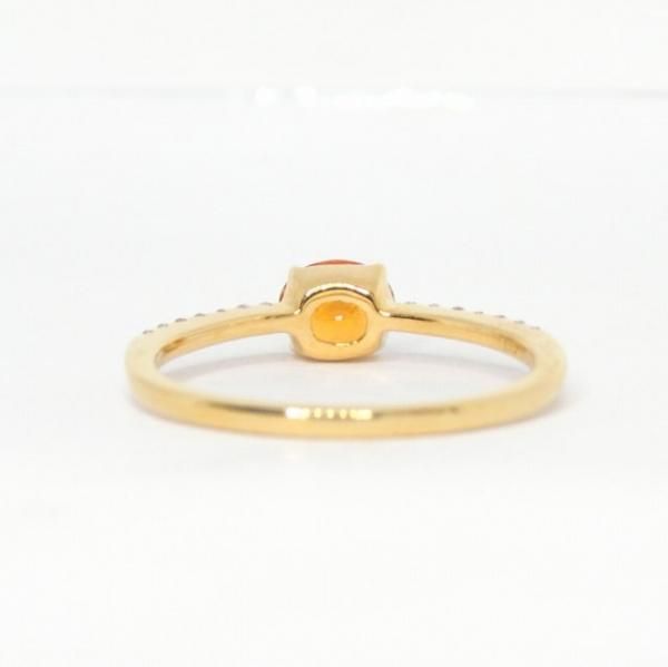 スペサルティンガーネット ダイヤモンド リング GA 0.85ct D スペサルティンガーネット ダイヤモンド リング GA 0.85ct D
