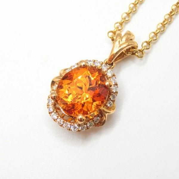 ڥƥ󥬡ͥå ɥͥå쥹 GA 2.40ct D 0.13ct 45cm K18YG и̽