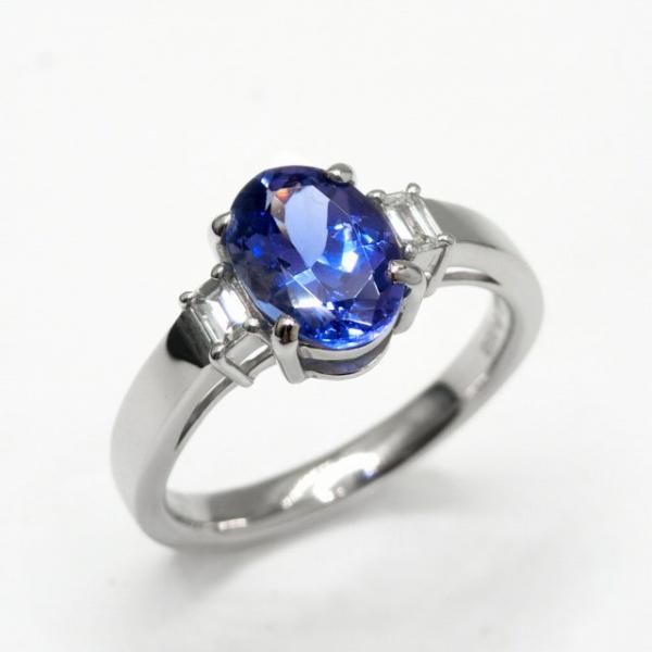󥶥ʥ Хåȥåȥɥ TA 1.27ct D 0.08ct Pt950 и̽