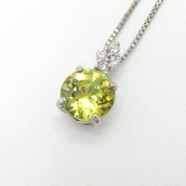 ե ɥͥå쥹 SH 0.76ct D 0.04ct 45cm Pt950 и̽