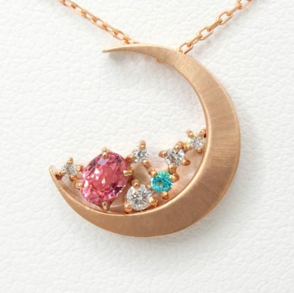 パパラチアサファイア パライバトルマリン ダイヤモンドネックレス PDS