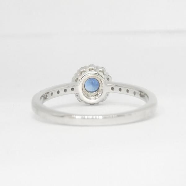ベニトアイト ダイヤモンドリング BI 0.345ct D 0.27ct Pt950 日