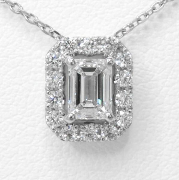 D-IF エメラルドカットダイヤモンドネックレス D 0.500ct D 0.18 D-IF エメラルドカットダイヤモンドネックレス D 0.500ct D 0.18