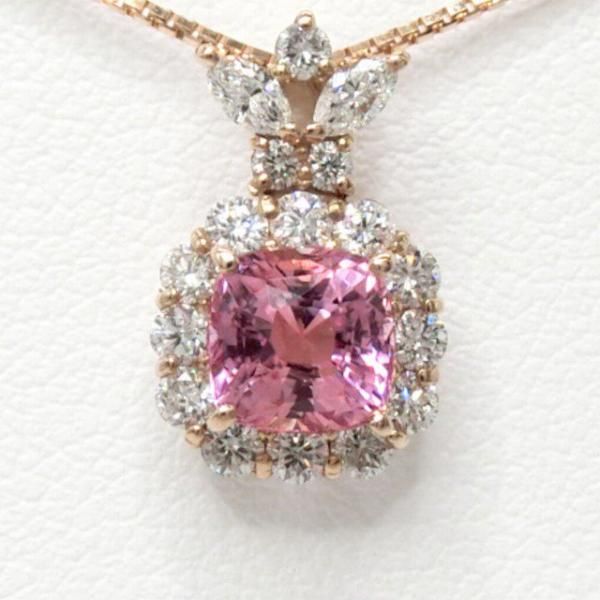 パパラチアサファイア ダイヤモンドネックレス パパラチアサファイア ダイヤモンドネックレス PDS 0.534ct D