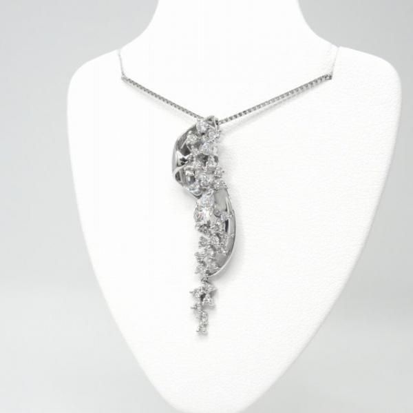 【鈴木マリ】新品未使用pt950ダイヤモンドステーションネックレス PT950/PT850ダイヤモンドネックレス｜ネックレス｜ベルシオラ