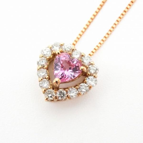 Ǯϡȥץѥѥե ɥͥå쥹 PDS 0.30ct D 0.21ct  45cm K18PG AIGS̽