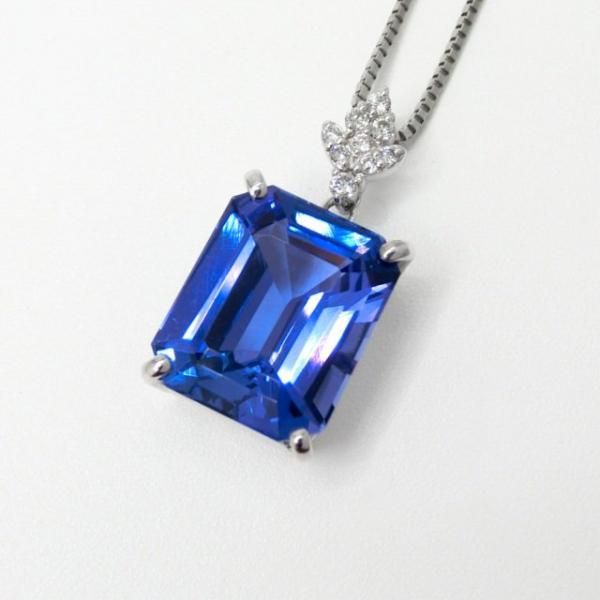 ɥåȥ󥶥ʥ ɥͥå쥹 TA 4.22ct D 0.05ct 45cm Pt950 и̽