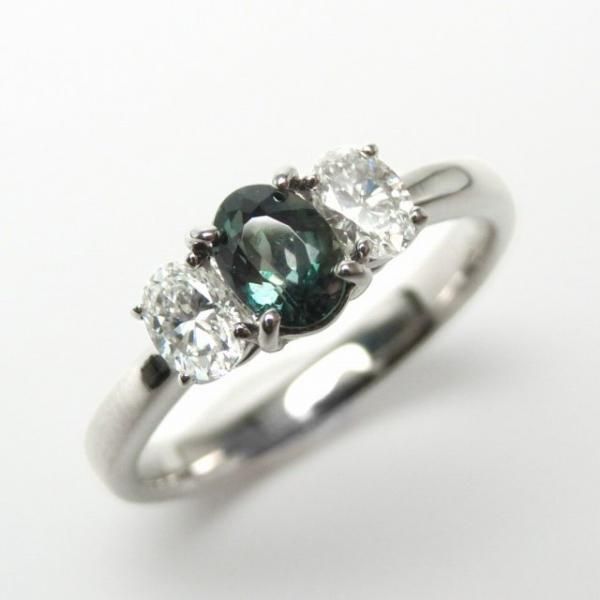 ブラジル産アレキサンドライト ダイヤモンドリング AX 0.44ct D ブラジル産アレキサンドライト ダイヤモンドリング AX 0.44ct D
