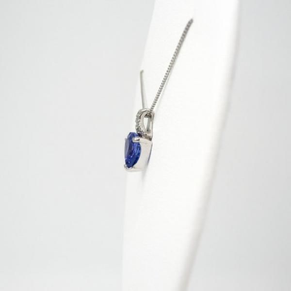 ハートシェイプタンザナイト ダイヤモンドネックレス TA 1.34ct