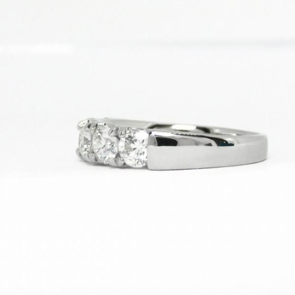 D-IF-3EX ダイヤモンドハーフエタニティリング D 1.06ct Pt950 D-IF-3EX ダイヤモンドハーフエタニティリング D 1.06ct Pt950