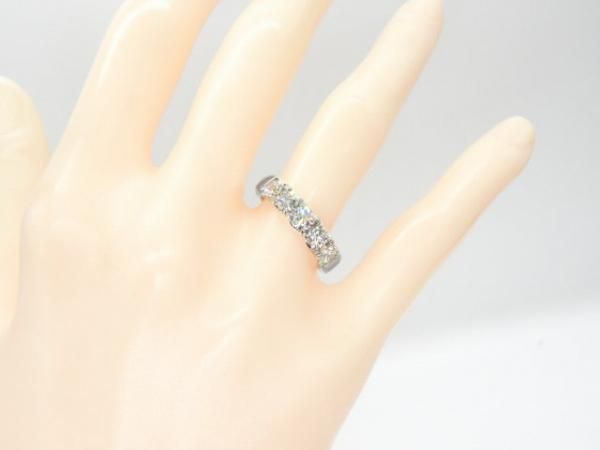 D-IF-3EX ダイヤモンドハーフエタニティリング D 1.06ct Pt950 D-IF-3EX ダイヤモンドハーフエタニティリング D 1.06ct Pt950