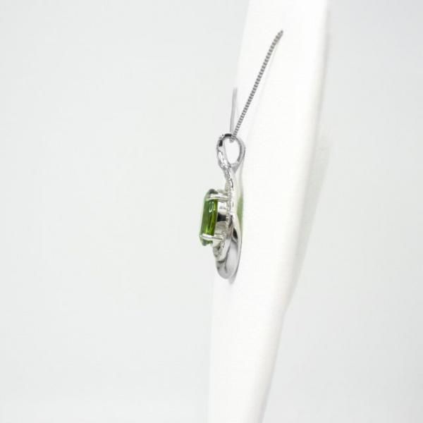 グリーンスフェーン ダイヤモンドネックレス SH 1.933ct D 0.13