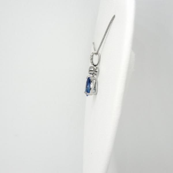 非加熱ブルーサファイア ダイヤモンドネックレス SA 0.68ct D 非加熱ブルーサファイア ダイヤモンドネックレス SA 0.68ct D