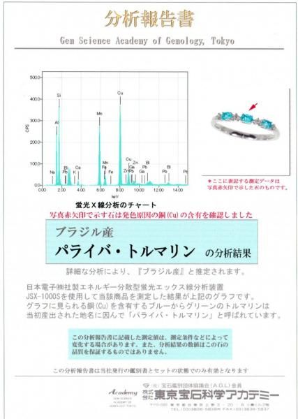 パライバ色エタニティリング R0728-2（4週間発送）