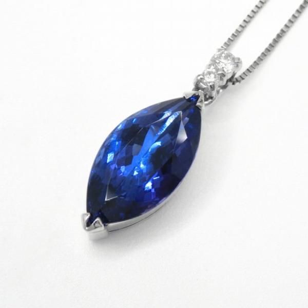 マーキスカットタンザナイト ダイヤモンドネックレス TA 4.79ct マーキスカットタンザナイト ダイヤモンドネックレス TA 4.79ct