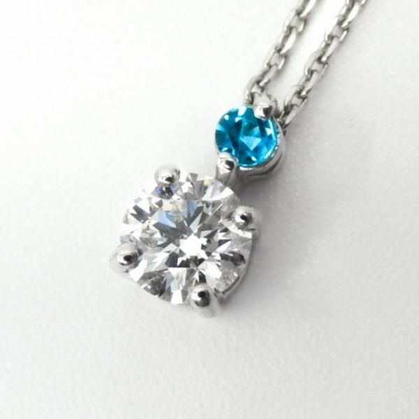  ѥ饤Хȥޥͥå쥹 D 0.262ct D-VS2-EX PA 0.034ct 45cm Pt900 и