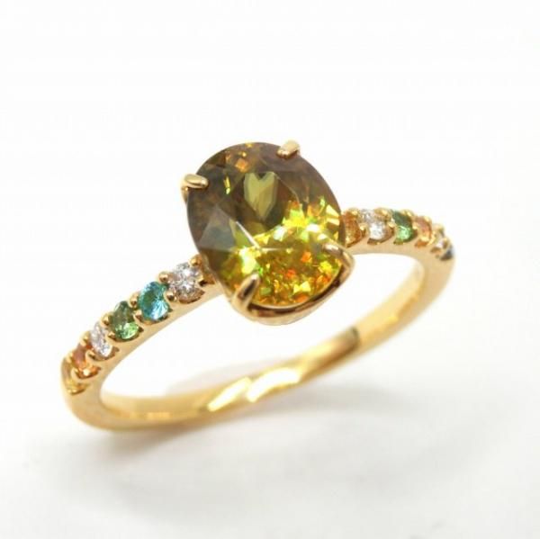 ե  顼ե SH 1.47ct D 0.06ct SA 0.11ct PA 0.01ct K18YG C-LINE