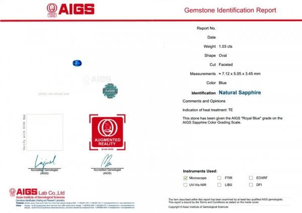 ブルーサファイア ダイヤモンドリング SA 1.03ct D 0.635ct G