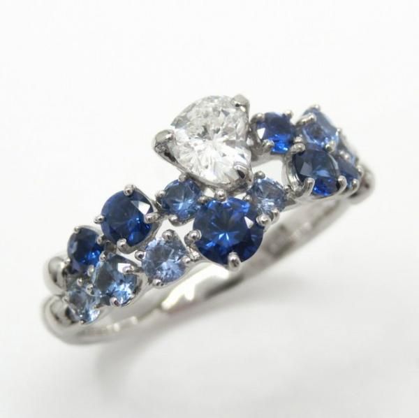 ϡȥץ ֥롼ե D 0.292ct E-VS2 SA 0.96ct Pt900 и BOUTIQUE LINE