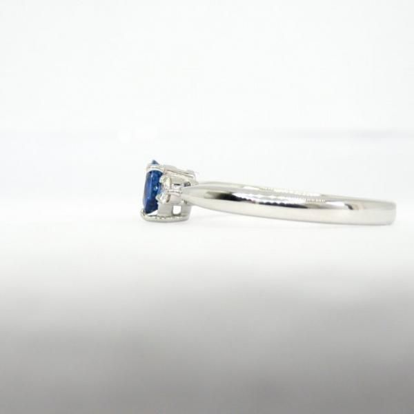 ブルーサファイア ダイヤモンドリング SA 0.42ct D 0.10ct Pt950 ブルーサファイア ダイヤモンドリング SA 0.42ct D 0.10ct Pt950