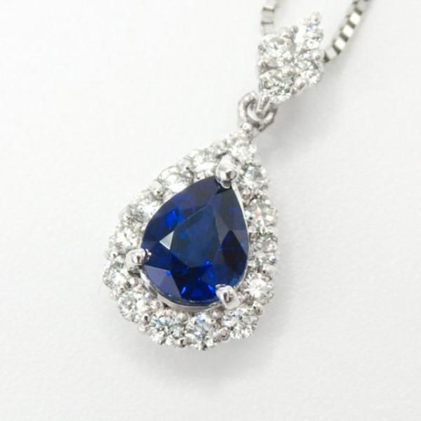 ブルーサファイア ダイヤモンドネックレス SA 0.41ct D 0.17ct ブルーサファイア ダイヤモンドネックレス SA 0.41ct D 0.17ct