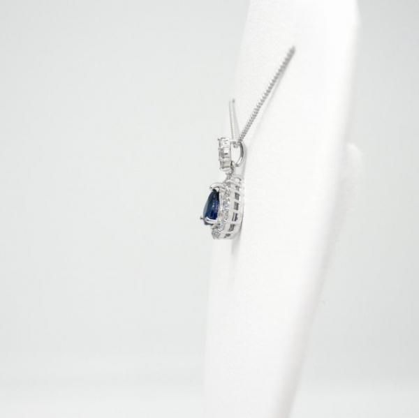 ブルーサファイア ダイヤモンドネックレス SA 0.41ct D 0.17ct ブルーサファイア ダイヤモンドネックレス SA 0.41ct D 0.17ct
