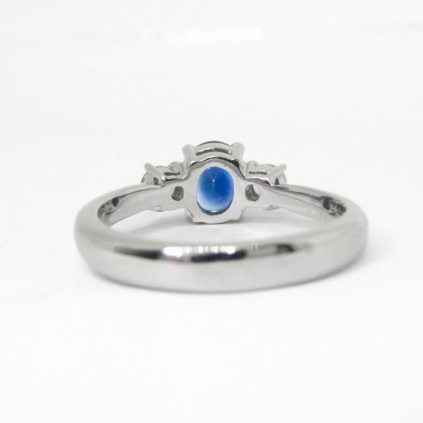 サファイア ダイヤモンドリング SA 0.90ct D 0.20ct Pt950 GIA サファイア ダイヤモンドリング SA 0.90ct D 0.20ct Pt950 GIA