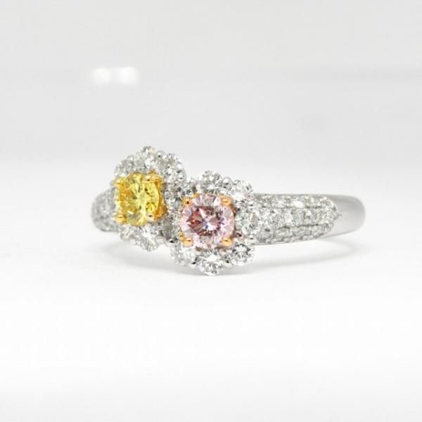 専用JG79★高級 アウイナイト0.133ct ダイヤ リング 鑑付 クッションシェイプブルーサファイア ダイヤモンドリング SA