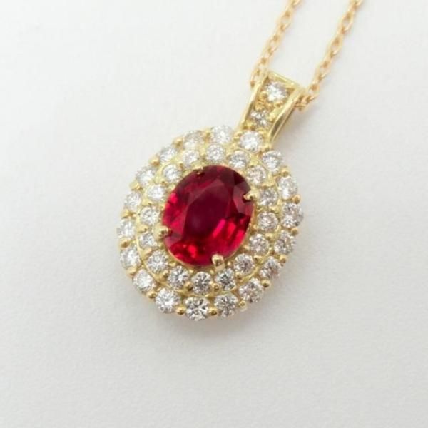 Ǯԥ֥åɥ顼ӡ ɥͥå쥹 R 0.43ct D 0.28ct 45cm K18YG AIGS̽