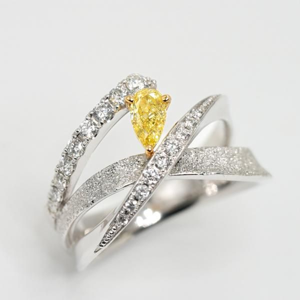 ƥ󥹥ɥ D 0.325ct FIY-VS1 D 0.26ct Pt950/K18YG и