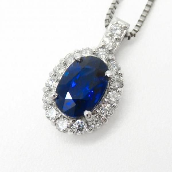 ブルーサファイア ダイヤモンドネックレス SA 0.88ct D 0.20ct ブルーサファイア ダイヤモンドネックレス SA 0.88ct D 0.20ct