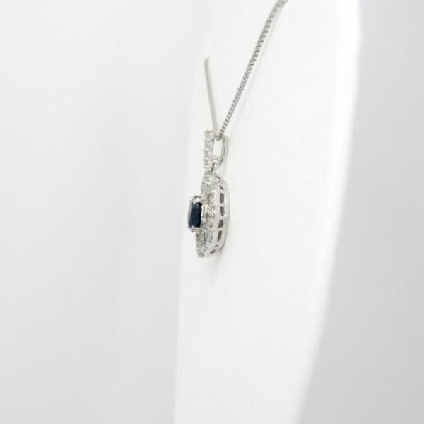 ブルーサファイア ダイヤモンドネックレス SA 0.69ct D 0.62ct ブルーサファイア ダイヤモンドネックレス SA 0.69ct D 0.62ct