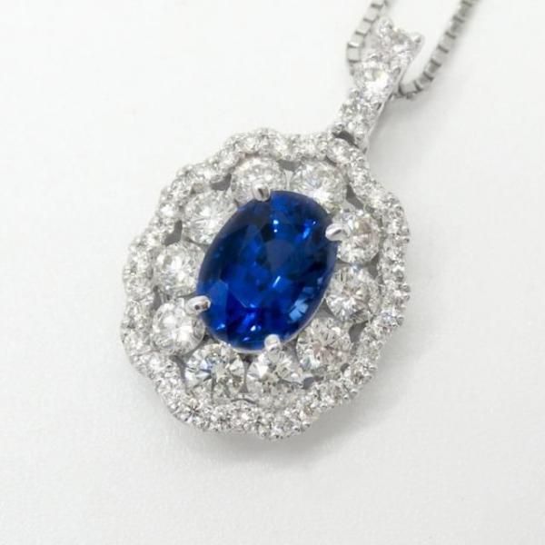 ブルーサファイア ダイヤモンドネックレス SA 1.10ct D 0.80ct ブルーサファイア ダイヤモンドネックレス SA 1.10ct D 0.80ct