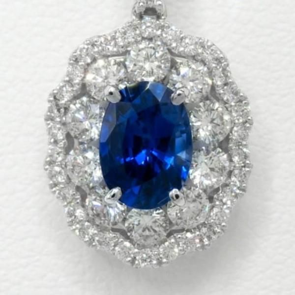 ブルーサファイア ダイヤモンドネックレス SA 1.10ct D 0.80ct ブルーサファイア ダイヤモンドネックレス SA 1.10ct D 0.80ct