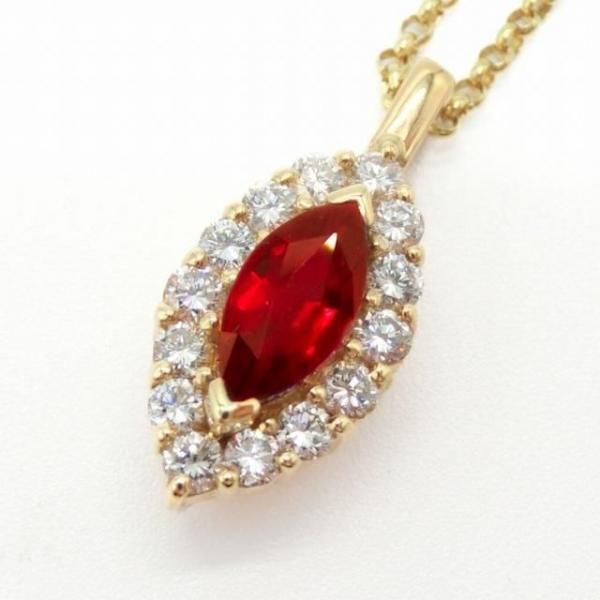 ߥޡԥ֥åɥ顼ӡ ɥͥå쥹 R 1.12ct D 1.00ct 45cm K18YG GRS̽