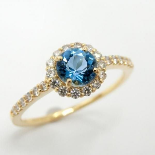 󥿥ޥꥢޥ ɥ AQ 0.446ct D 0.20ct K18YG GGSJ̽ 