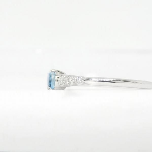 サンタマリアアクアマリン ダイヤモンドリング AQ 0.457ct D