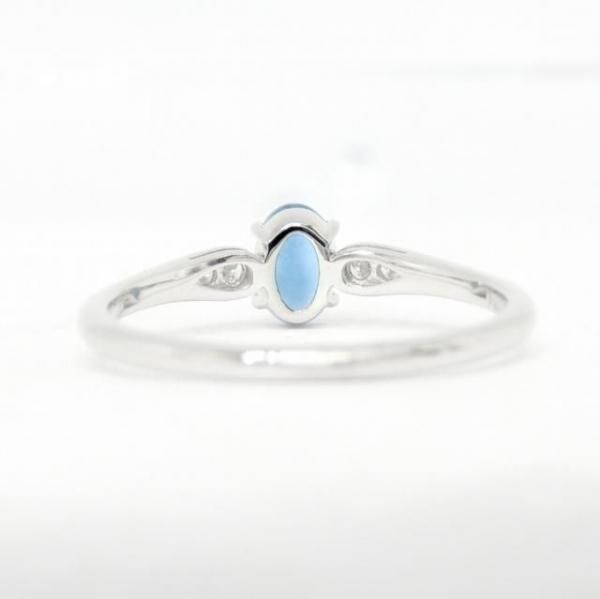 サンタマリアアクアマリン ダイヤモンドリング AQ 0.49ct D 0.05