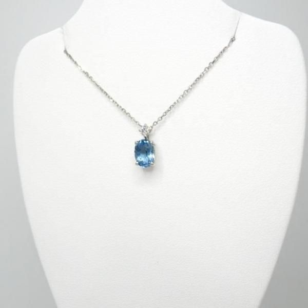 サンタマリアアクアマリン ダイヤモンドネックレス AQ 0.81ct D