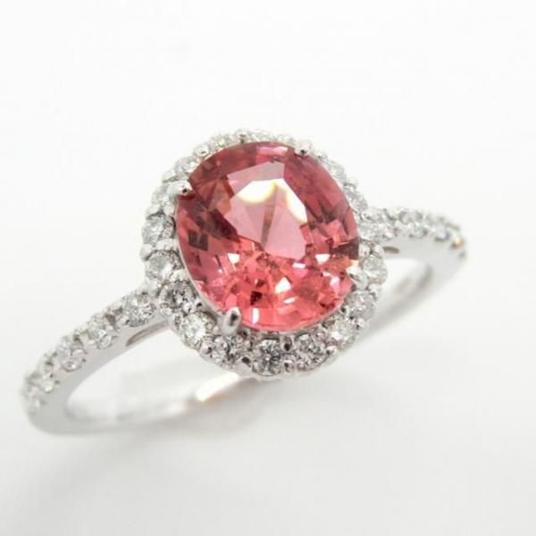 パパラチアサファイア ダイヤモンドリング PDS 1.51ct D 0.27ct パパラチアサファイア ダイヤモンドリング PDS 1.51ct D 0.27ct