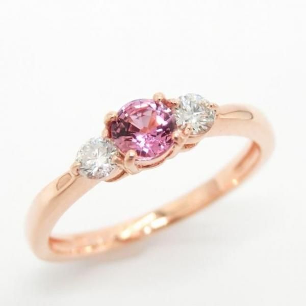 パパラチアサファイア ダイヤモンドリング PDS 0.298ct D 0.16ct パパラチアサファイア ダイヤモンドリング PDS 0.298ct D 0.16ct