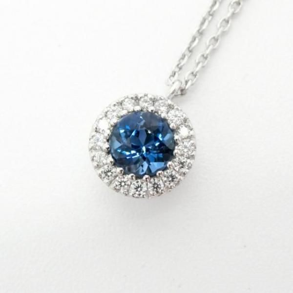 サンタマリアアクアマリン ダイヤモンドネックレス AQ 0.277ct D サンタマリアアクアマリン ダイヤモンドネックレス AQ 0.277ct D