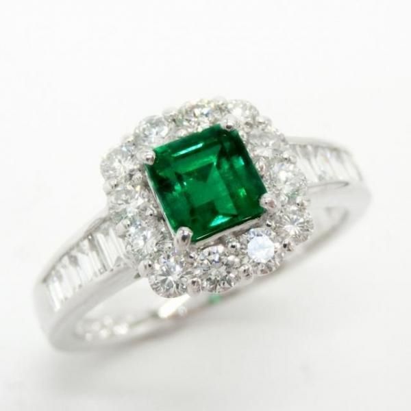 ӥ ɥ EM 0.57ct F-1 D 0.80ct Pt950 GIA̽