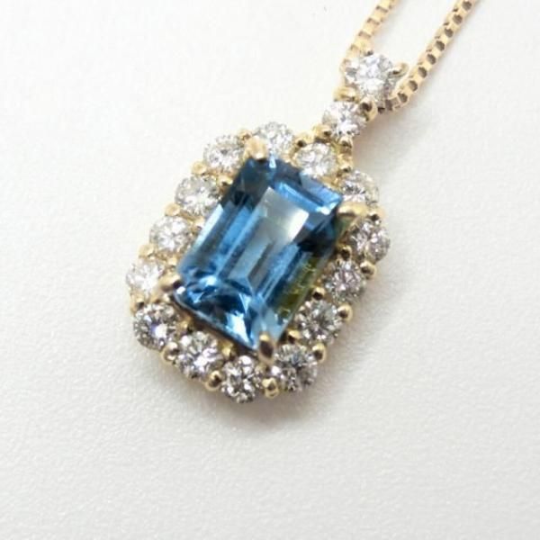 󥿥ޥꥢޥ ɥͥå쥹 AQ 0.676ct D 0.26ct 45cm K18YG GGSJ̽