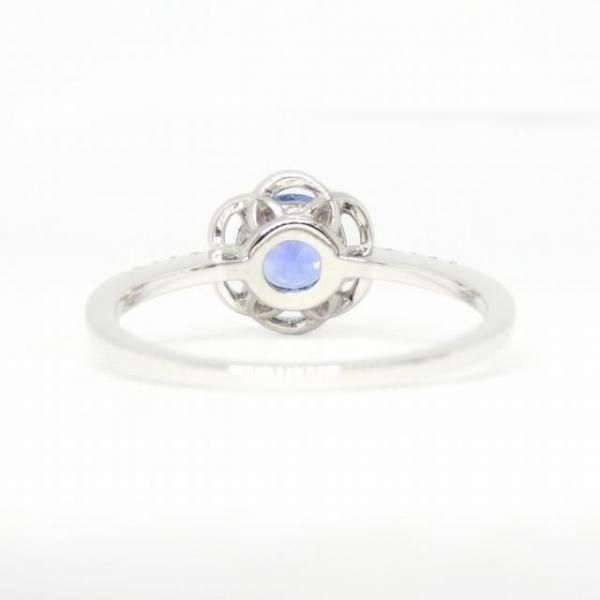 タンザナイト ダイヤモンドリング TA 0.64ct D 0.06ct Pt950 日