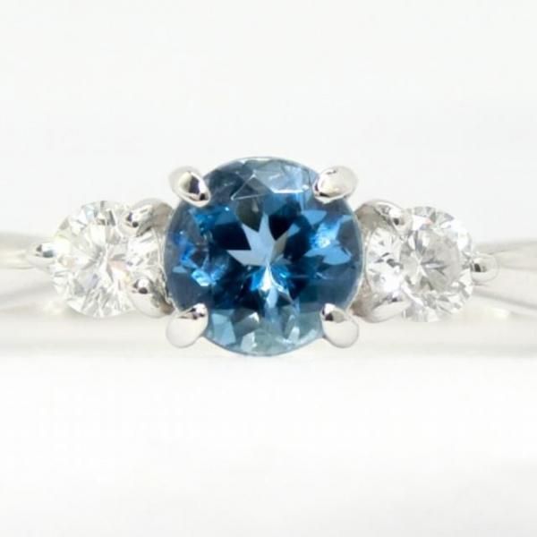 サンタマリアアクアマリン ダイヤモンドリング AQ 0.251ct D 0.11ct