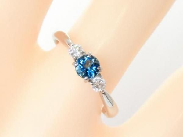 サンタマリアアクアマリン ダイヤモンドリング AQ 0.251ct D