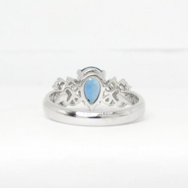 サンタマリアアクアマリン ダイヤモンドリング AQ 1.16ct D 0.41